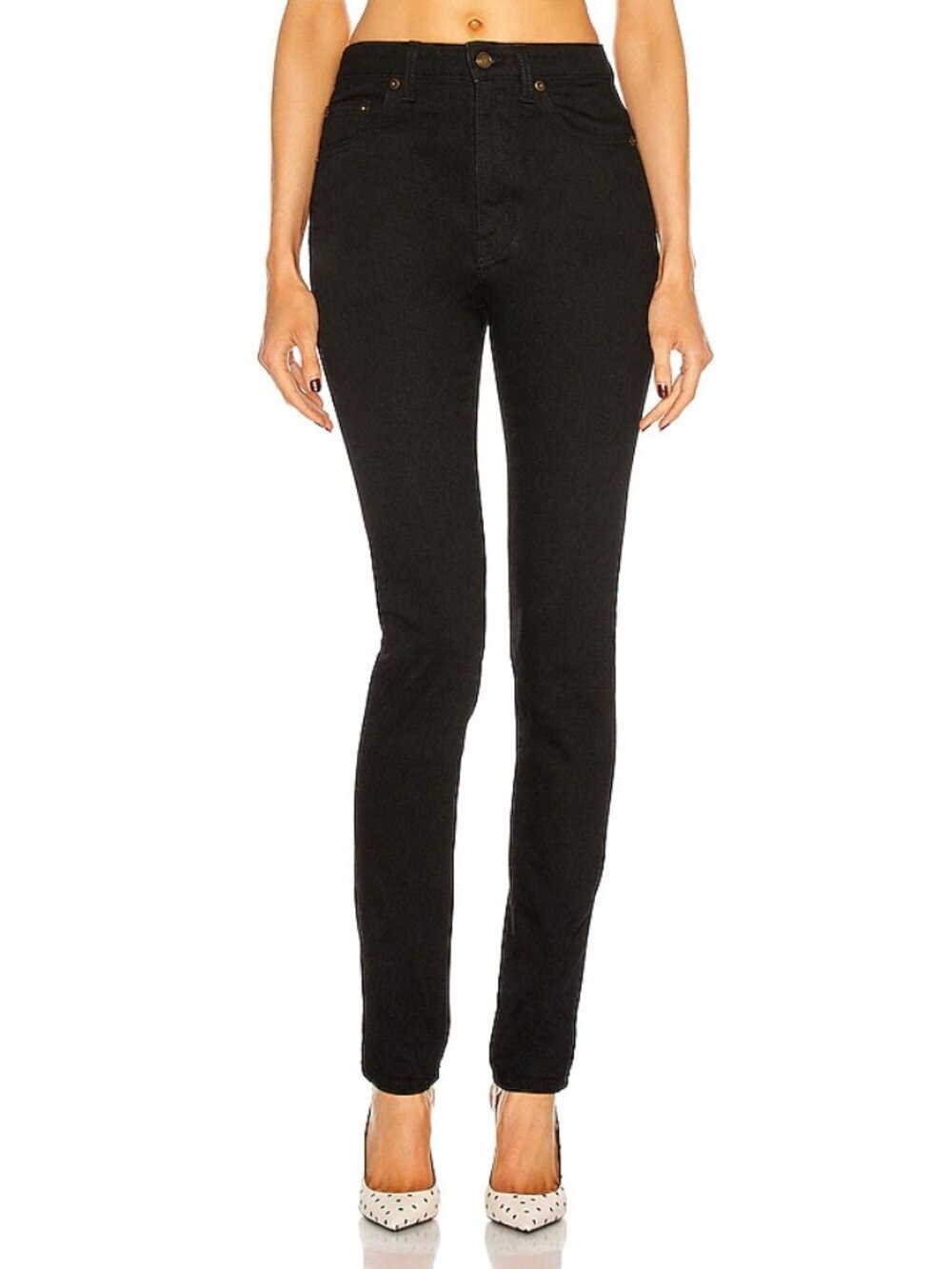 CITIZENS OF HUMANITY Carlie All Black High Rise Skinny Jeans, Size 28